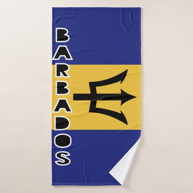Barbados Flag Badehandtuch (Badehandtuch)
