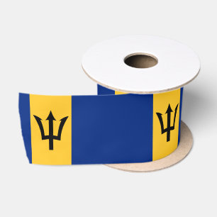 Barbados Flag & Barbados - Reise, Urlaub/Sport Satinband
