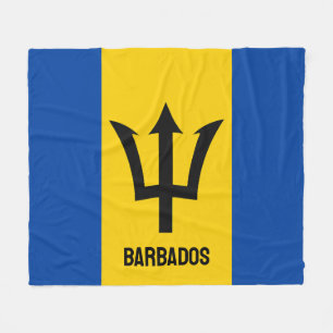 Barbados Flag Fleecedecke