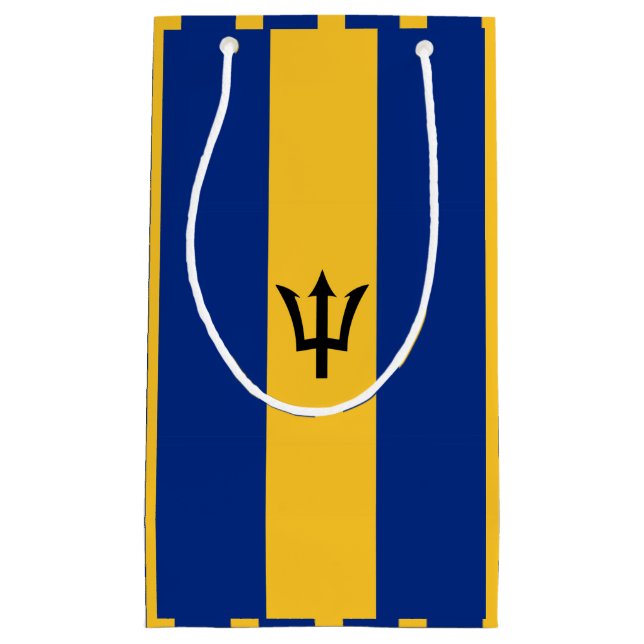 Barbados Flag Geschenktasche Kleine Geschenktüte (Vorderseite)