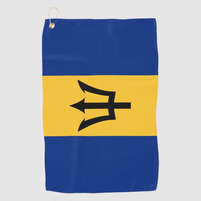 Barbados Flag & Golf Barbados /sports Bridgetown Golfhandtuch (Vorderseite)