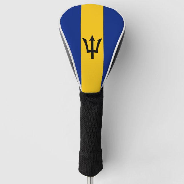 Barbados Flag Golf Headcover (Vorderseite)