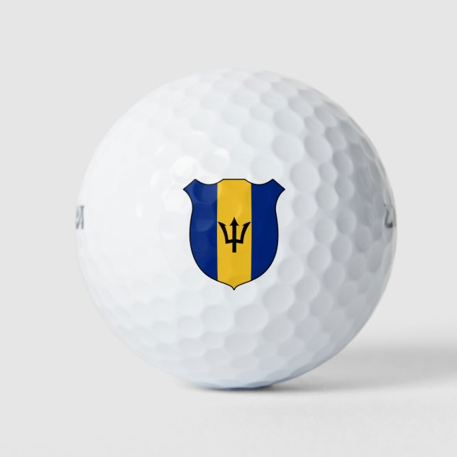 Barbados Flag Grand Patriotic Golfball (Vorderseite)