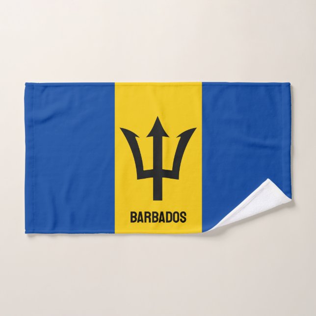 Barbados Flag Handtuch (Handtuch)