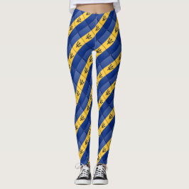 Barbados Flag Leggings