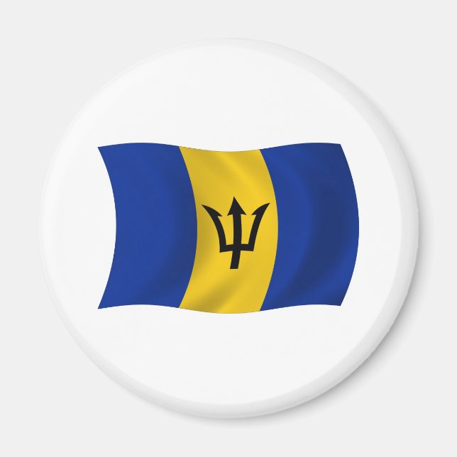 Barbados-Flag-Magnet Magnet (Vorne)