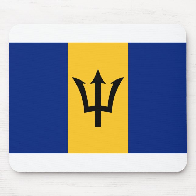 Barbados Flag Mousepad (Vorne)