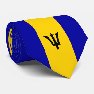 Barbados Flag Neck Tie Krawatte