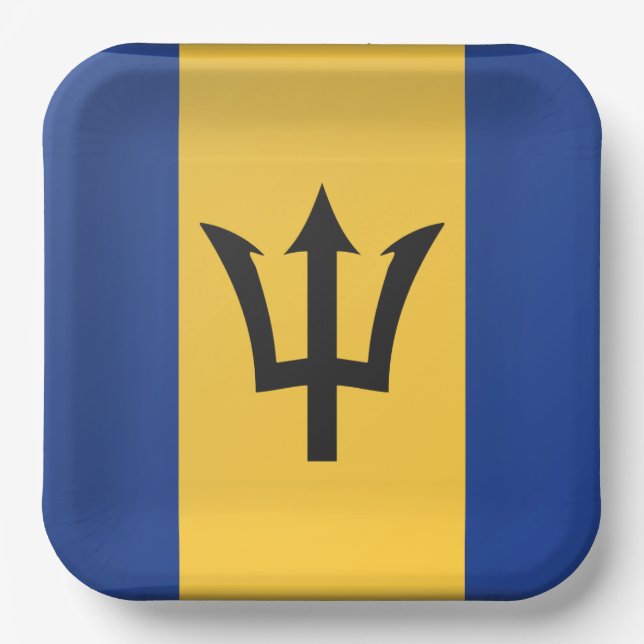 Barbados Flag Paper Teller (Vorderseite)