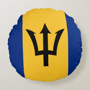 Barbados Flag Rundes Kissen