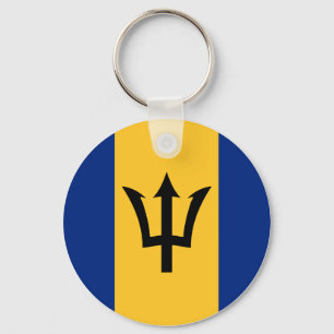 Barbados Flag Schlüsselanhänger