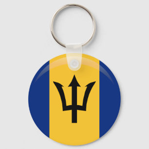 Barbados Flag Schlüsselanhänger