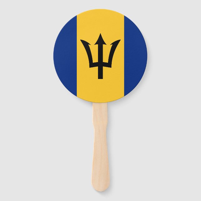 Barbados Flag Set der Fans Fächer (Vorderseite)