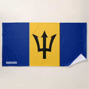 Barbados Flag Splendid Patriotic Strandtuch