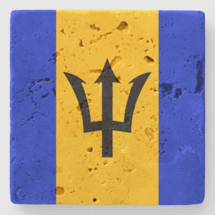 Barbados Flag Steinuntersetzer