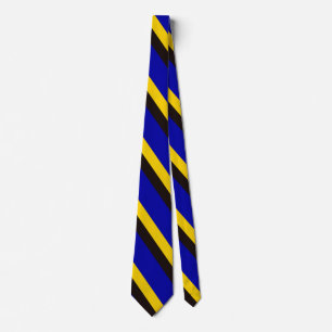 Barbados Flag Stripfarben Neck Tie Krawatte