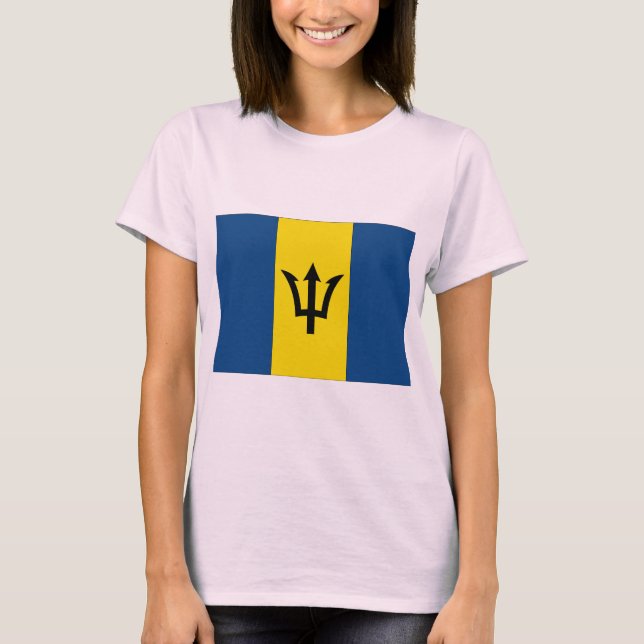 Barbados Flag T-Shirt (Vorderseite)