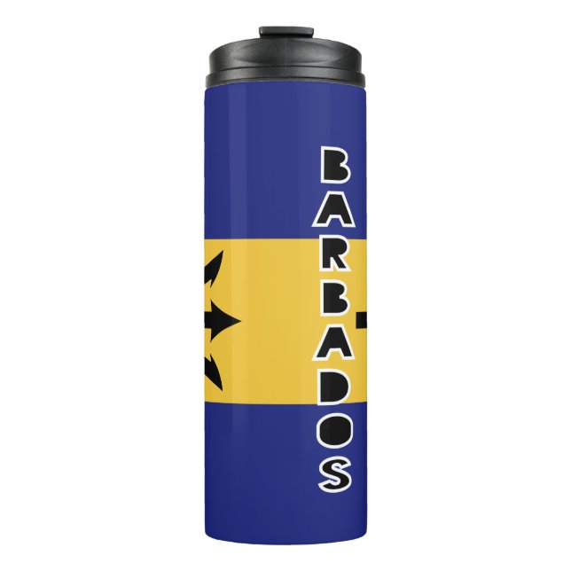 Barbados Flag Thermosbecher (Vorderseite)