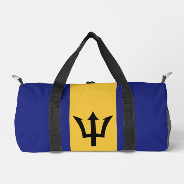 Barbados-Flagge Duffle Bag (Vorderseite)