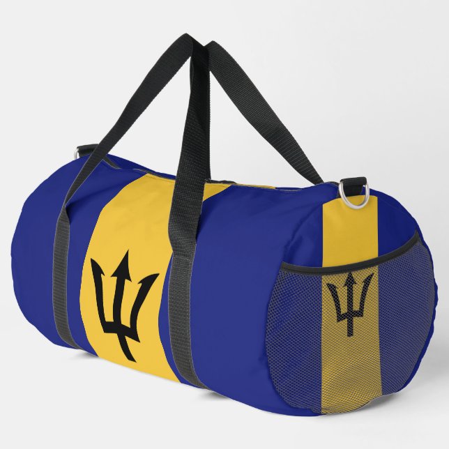 Barbados-Flagge Duffle Bag (Rechte Ecke)