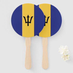 Barbados-Flagge Fächer