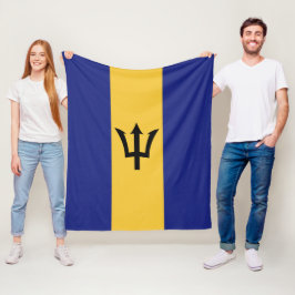 Barbados-Flagge Fleecedecke