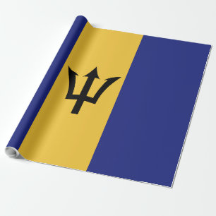 Barbados-Flagge Geschenkpapier