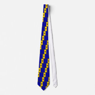 Barbados-Flagge Krawatte