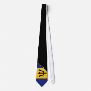 Barbados-Flagge Krawatte