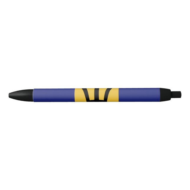 Barbados-Flagge Kugelschreiber (Vorderseite)