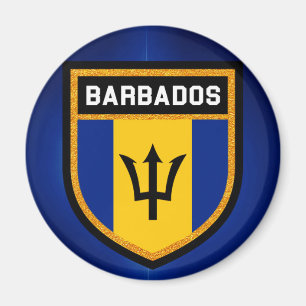 Barbados-Flagge Magnet
