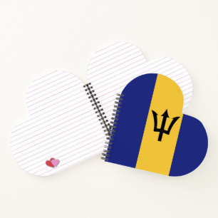 Barbados-Flagge Notizbuch