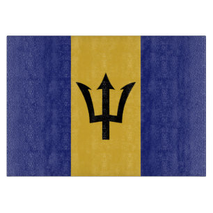 Barbados-Flagge Schneidebrett
