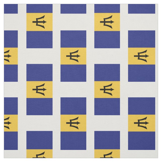 Barbados-Flagge Stoff (Muster)