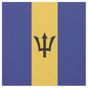 Barbados-Flagge Stoff