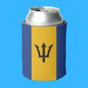 Barbados-Flagge Stolz für Familientreffen Dosenkühler