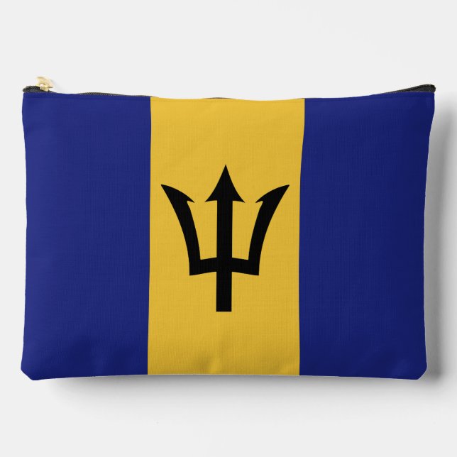 Barbados-Flagge Zubehörtasche (Vorderseite)