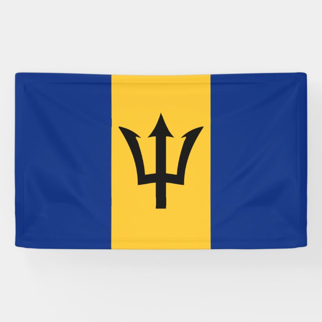 Barbados-Flaggenbanner Banner (Horizontal)