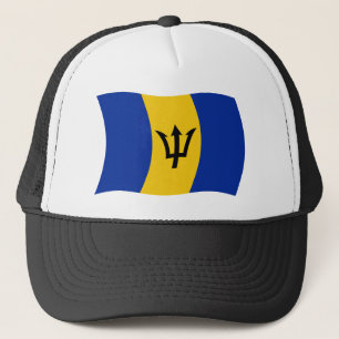 Barbados-Flaggenmütze Truckerkappe