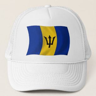 Barbados-Flaggenmütze Truckerkappe