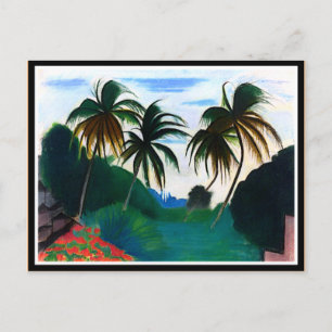 Barbados, Gemälde von Joseph Stella Postkarte