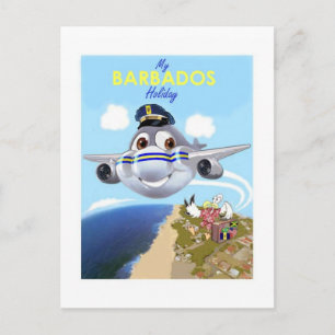 Barbados holiday postcard postkarte