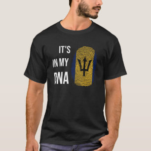 Barbados in meiner DNA Barbados Flag Urlaub Barbad T-Shirt