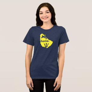 Barbados ist Heimat Tri-Blend Shirt