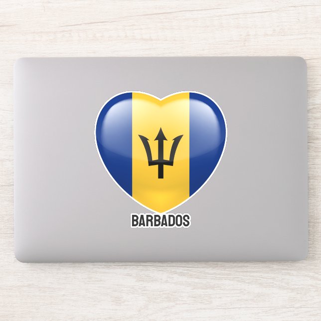 Barbados Liebe Aufkleber (Computer)