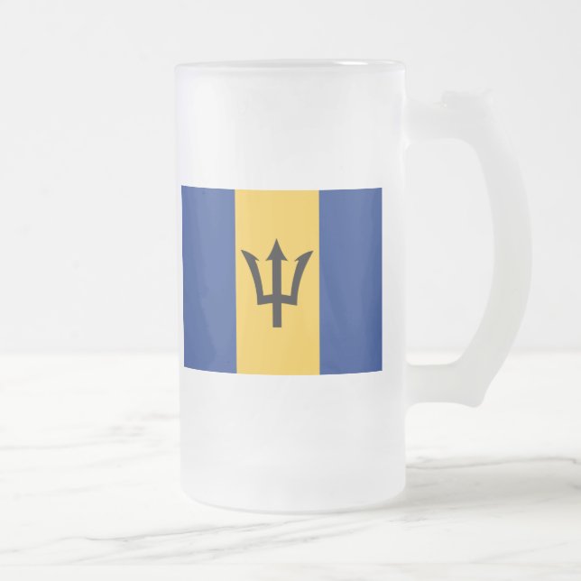 Barbados Mattglas Bierglas (Rechts)