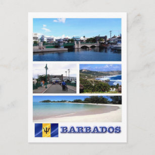 Barbados - Mosaik - Postkarte