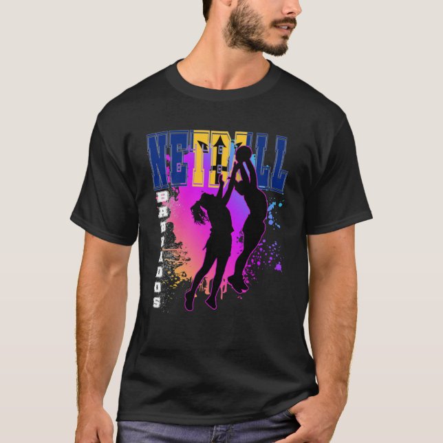 Barbados  Netball T-Shirt (Vorderseite)