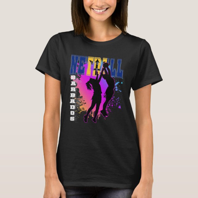 Barbados  Netball T-Shirt (Vorderseite)