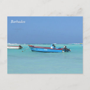 Barbados Ozean Boote Postkarte